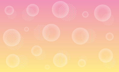 ピンクと黄色のグラデーション背景　春　恋愛　かわいい