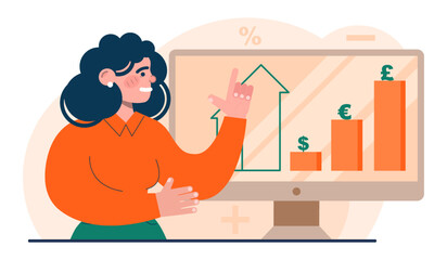 Investment concept Investing strategy, idea of financial support