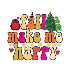 Naklejka premium Christmas Sublimation Design