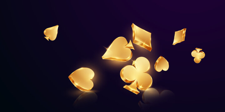 casino background design 3D Gold Luxurious Vector Illustration Vip