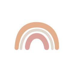 boho rainbow. pastel hand painted rainbow for nursery wall decoration