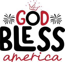 4TH Of July SVG Design