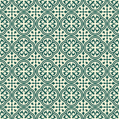 Tile seamless pattern design, vintage background