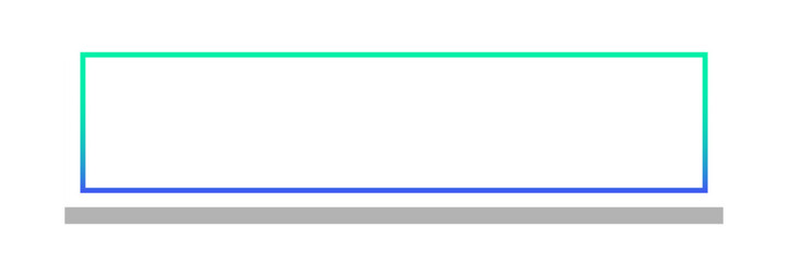 Obraz premium gradient rectangle frame with white background 