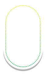 gradient round rectangle frame with white background
