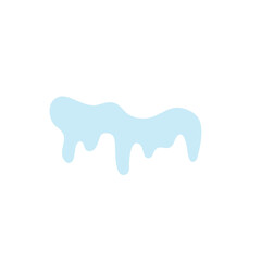 Vector beautiful snowflake design collection For the winter season that comes with Christmas in the New Year.