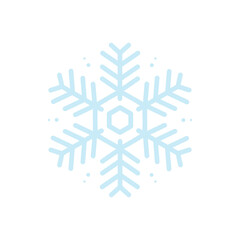 Vector beautiful snowflake design collection For the winter season that comes with Christmas in the New Year.