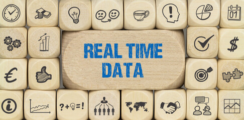 Real Time Data - obrazy, fototapety, plakaty