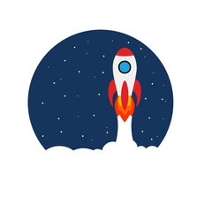 Traveling to space by rockets or space shuttles