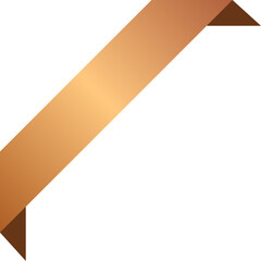 bronze ribbon page border
