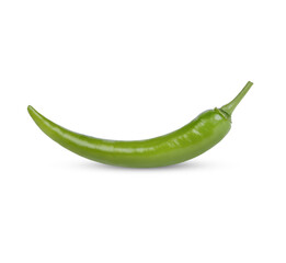 Fresh chilli isolated on transparent background. (.PNG)