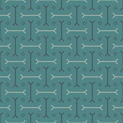 Tribal wallpaper. Seamless geometrical vector. Ethnic ornament. Folk pattern. Geeometric backdrop. Mosaics motif. Grid background. Digital paper. Textile print. Ethnical web design. Abstract image