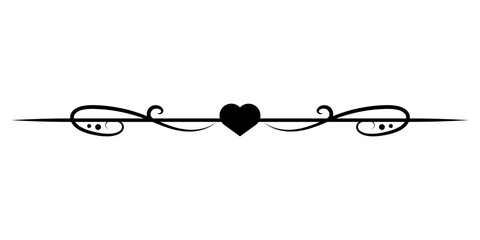 heart ornament line art
