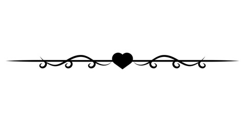 heart ornament line art
