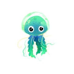 green jellyfish 