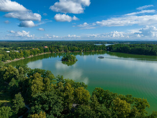 Czechia. Aerial View of Trebon. Trebon is Historical Town in South Bohemia, Czech Republic, Europe.