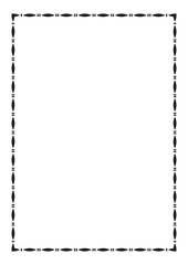 Vector Page border A4 design for project.