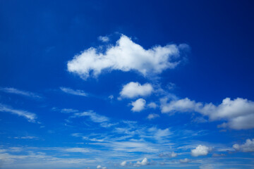 Naklejka na ściany i meble the weather is clear ,blue sky clear sky background