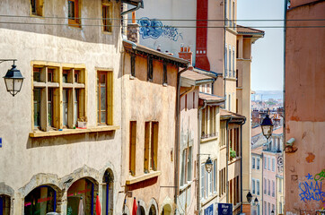 Lyon landmarks, HDR Image