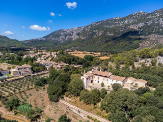 Fototapeta premium Son Terrasa, Majorcan manor house owned by Carmen March, Orient village, Bunyola, Majorca, Balearic Islands, Spain