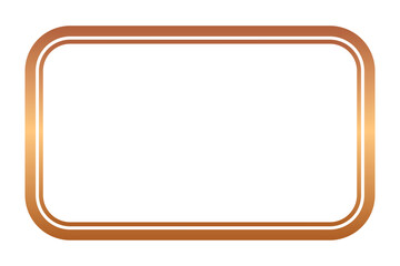 bronze rectangle frame
