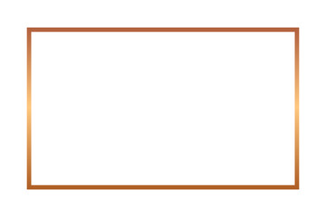 bronze rectangle frame