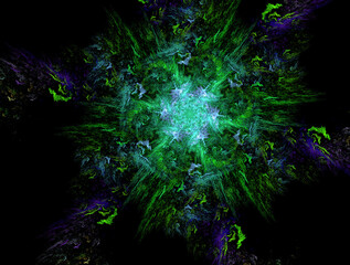 Imaginatory fractal abstract background Image