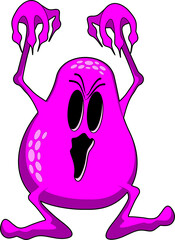 Monster Creepy Cute Doodle Funny Character - 28 - Collection de dessins animés de monstres d& 39 Halloween