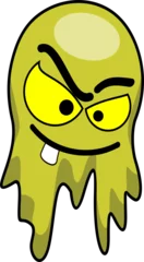 Photo sur Plexiglas Dessiner Monster Creepy Cute Doodle Funny Character - 10 - Collection de dessins animés de monstres d& 39 Halloween