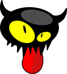 Monster Creepy Cute Doodle Funny Character - 1 - Collection de dessins animés de monstres d& 39 Halloween