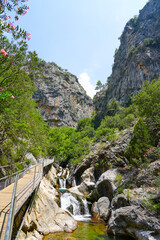 Fototapeta na wymiar Sapadere Canyon near Alanya. Landscape in Turkey. 