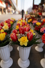 bouquet of roses in a vase