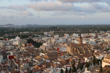 Sagunto, Comunidad Valenciana, Spain view of the city of Sagunto.