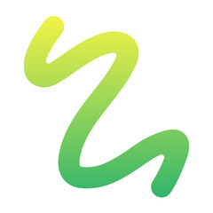 gradient wavy line
