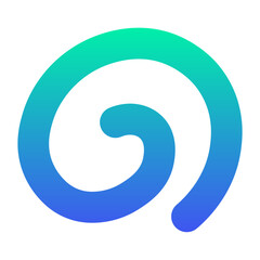 gradient spiral line
