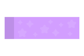 sticky note with star pattern
