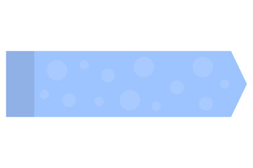 sticky note with bubble pattern
