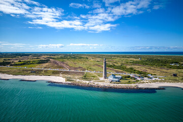 Leuchtturm und Meer in Skagen Dänemark