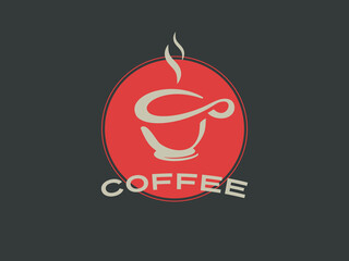 Coffee break hipster stylized poster. Vector illustration.