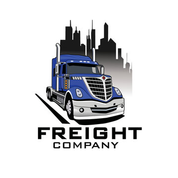 Premium truck illustration vector image