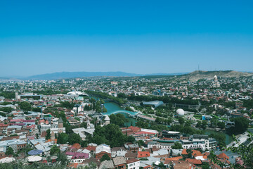 Obraz premium view of the city. tbilisi