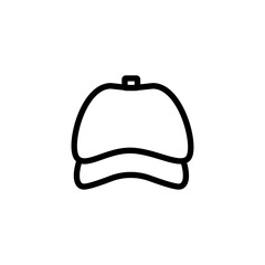 hat icon design. simple illustration of merchandise product design
