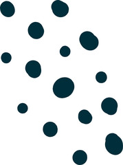 Shapes and geometric abstraction and decorative line art elements in boho style with plants