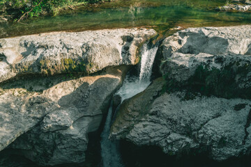 river and rocks