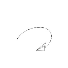 paper plane flight path, path to business