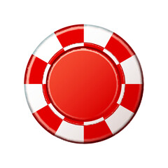 dice gambling realistic vector. red casino poker, game bet, money token, luck dice gambling 3d isolated illustration