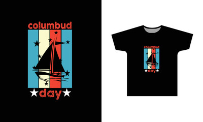 Columbus Day T-Shirt Design Graphic