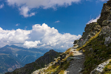 Sexten dolomites in a summer day