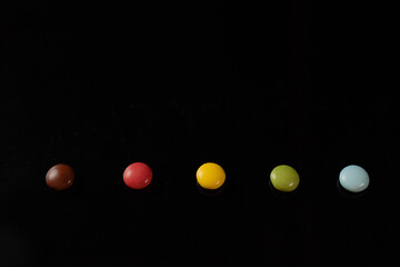 マーブル　黒背景コピースペース