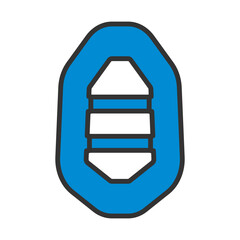 Icon Of Rubber Boat